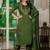 Mahendi marina silk thread embroidered designer salwar suit