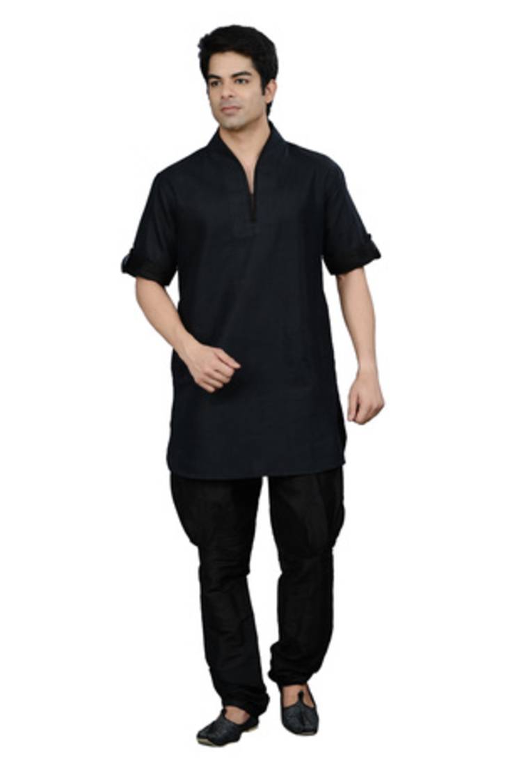 black kurta Manish Creations 709101