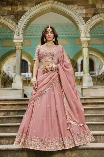 GOLD CRUSH FABRIC WITH BEADWORK with blouse