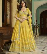 GOLD CRUSH FABRIC WITH BEADWORK with blouse