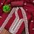 Maroon embroidered cotton semi stitched churidar dress-materials