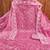 Pink embroidered chanderi semi stitched churidar dress-materials