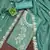 sea-green embroidered georgette semi_stitched churidar dress-materials