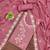pink embroidered georgette semi_stitched churidar dress-materials