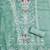 sea-green embroidered organza semi_stitched churidar dress-materials