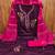 purple embroidered cotton semi_stitched churidar dress-materials