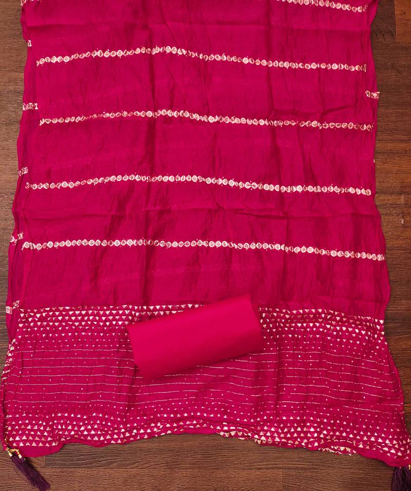 purple embroidered cotton semi_stitched churidar dress-materials