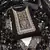 Black embroidered georgette semi stitched churidar dress-materials
