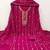 Magenta sequins georgette semi stitched churidar dress-materials