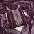 Purple sequins georgette semi stitched churidar dress-materials