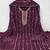 Purple sequins georgette semi stitched churidar dress-materials