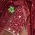 Maroon sequins net semi stitched churidar dress-materials