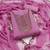 Pink sequins georgette semi stitched churidar dress-materials