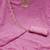Pink sequins georgette semi stitched churidar dress-materials