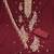 Maroon embroidered georgette semi stitched churidar dress-materials