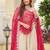 off white sequnis silk lehenga set choli with dupatta with pink dupatta