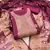 Magenta woven shimmer semi stitched churidar dress-materials