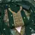 Green embroidered georgette semi stitched churidar dress-materials