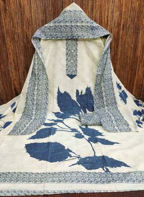 Multicolor printed cotton churidar dress-materials 3