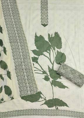 Multicolor printed cotton churidar dress-materials 2
