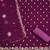 Purple embroidered georgette semi stitched churidar dress-materials