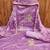 Lavender sequins cotton semi stitched churidar dress-materials