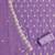 Lavender embroidered georgette semi stitched churidar dress-materials