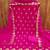 Magenta embroidered georgette semi stitched churidar dress-materials