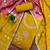 Mustard embroidered cotton semi stitched churidar dress-materials