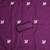 Purple embroidered cotton semi stitched churidar dress-materials