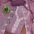 Lavender sequins cotton semi stitched churidar dress-materials