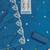 Blue sequins cotton semi stitched churidar dress-materials