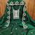 Green sequins cotton semi stitched churidar dress-materials