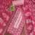 Pink printed cotton semi stitched churidar dress-materials