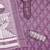 Purple printed cotton semi stitched churidar dress-materials