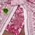 Magenta printed cotton semi stitched churidar dress-materials