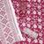 Magenta printed cotton semi stitched churidar dress-materials