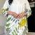 Off White Leaf Printed Cotton Flex Kurta Set