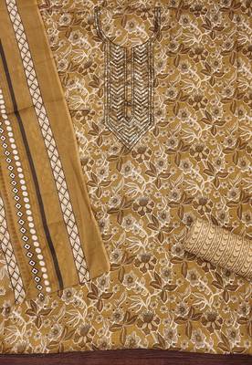 Multicolor sequins cotton churidar dress-materials 2
