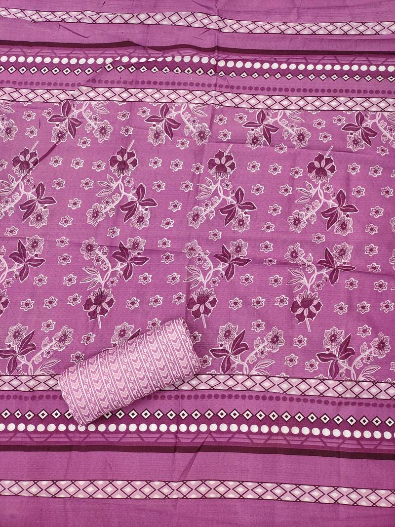 Multicolor sequins cotton semi stitched churidar dress-materials