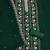 Green embroidered georgette semi stitched churidar dress-materials