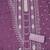 Lavender embroidered georgette semi stitched churidar dress-materials