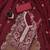 Maroon embroidered georgette semi stitched churidar dress-materials