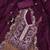 Purple embroidered georgette semi stitched churidar dress-materials