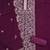 Purple embroidered georgette semi stitched churidar dress-materials