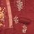 Maroon embroidered cotton semi stitched churidar dress-materials