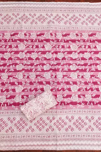 Multicolor printed cotton churidar dress-materials