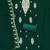 Green embroidered georgette semi stitched churidar dress-materials