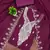 Purple embroidered georgette semi stitched churidar dress-materials