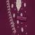 Purple embroidered georgette semi stitched churidar dress-materials